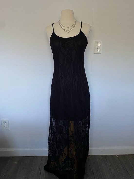 Jessica Simpson Dresses & Skirts - Jessica Simpson Black Lace Slip Dress